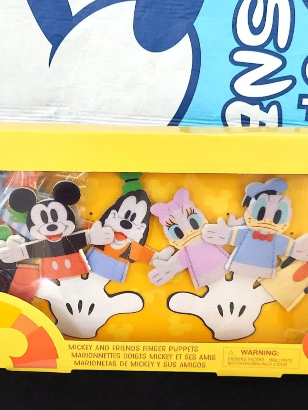 New Disney Finger Puppets Mickey & Friends, 6 soft felt puppets Disney Parks USA